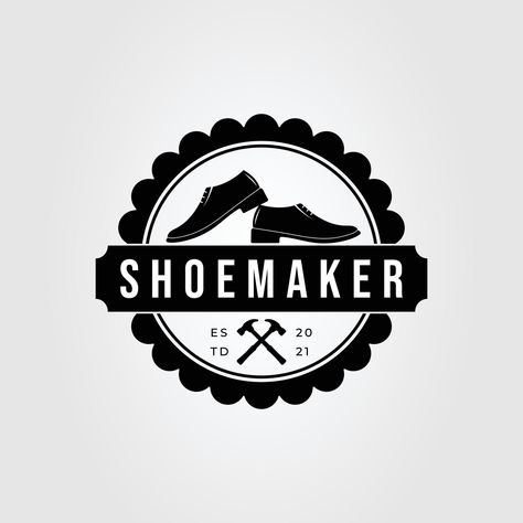 loafers shoe or footwear or shoemaker logo vector illustration design Shoe Factory, Leather Slippers For Men, Logo Shoes, Hat Embroidery, Graphic Wallpaper, Vector Free Download, Vector Illustration Design, Font Bundles, Vector Photo