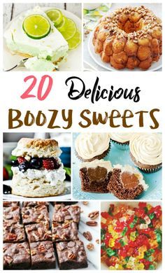 Baking Recipes With Alcohol, Boozy Treats Easy, Boozy Food Recipes, Desserts With Rum, Boozy Halloween Desserts, Boozey Deserts, Desserts With Liquor, Boozy Cookie Recipes, Boozy Halloween Treats