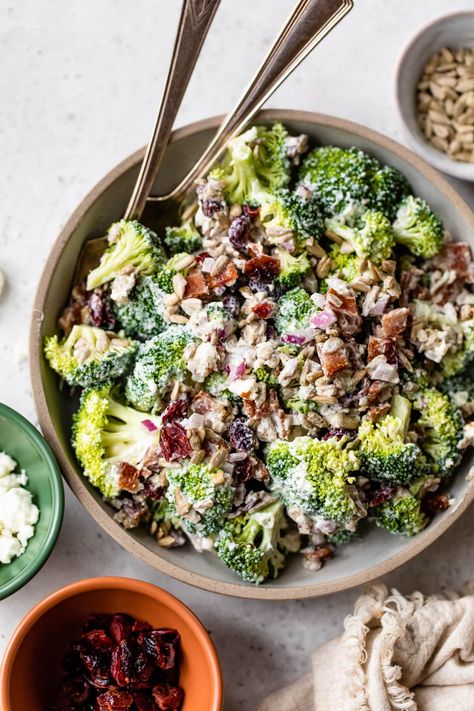 Ww Lunch, Broccoli Side Dish, Delicious Broccoli, Easy Recipies, Mayo Sauce, Salsa Recipes, Broccoli Salad Recipe, Ww Freestyle, Skinnytaste Recipes