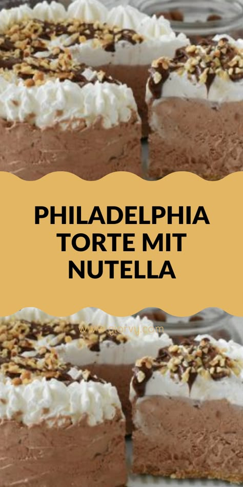 Philadelphia Torte, Nutella, Cereal, Cheesecake, Cake