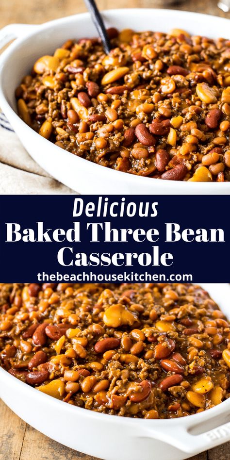 3 Bean Hamburger Casserole, 7 Bean Casserole, Three Bean Recipes, 3 Bean Casserole Recipes, Three Bean Baked Beans Recipe, Seven Bean Baked Beans, Three Bean Casserole Recipes, Bean Casserole Recipes Crock Pot, 3 Bean Baked Beans Recipe