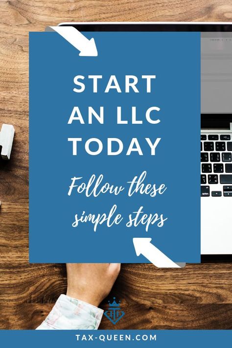 Starting a business? Have you chosen to form an LLC? Here's how to form an LLC online quickly and easily! Follow the steps and you'll be up and running. #forminganLLC #businessentity #startinganLLC Start An Llc, Llc Business, Seize The Moment, Business Bank Account, Small Business Loans, Opening A Business, Construction Business, Business Tax, Small Business Success