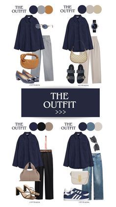 Matching Navy Blue Outfits, Color Matching Navy Blue, Marine Blue Outfit Color Combos, Modest Fashion Colorful, Colour Matching Outfits, Ootd Kemeja Navy, Navy Blue Dress Styling, Navy Blue Combinations Outfits, How To Style Navy Blue Shirt