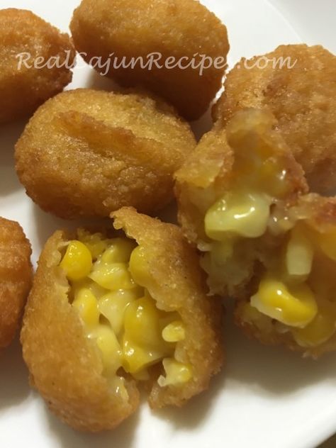 Corn Nuggets Recipe, Thanksgiving Recipes Turkey, Turkey Side Dishes, Corn Nuggets, Corn Fritter, Cajun Recipes Authentic, Corn Fritter Recipes, Nuggets Recipe, Corn Fritters