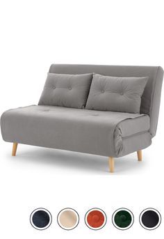 MADE Small Sofa Bed, Marshmallow Grey. Upholstered. Haru Sofa Beds Collection from MADE.COM... Beds For Small Spaces Bedroom, Bedroom Sofa Ideas Small Spaces, Bedroom Sofa Ideas, Sofa Beds For Small Spaces, Small Sofa Designs, Sofa Bed For Small Spaces, Small Sofa Bed, Grey Sofa Bed, Metal Sofa