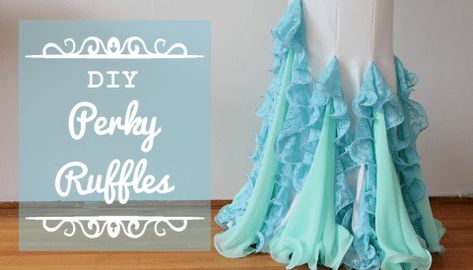 How to Sew a Curly Lettuce Hem with Fishing Line - SPARKLY BELLY Mermaid Costume Sewing Pattern, How To Make Ruffles, Diy Jupe, Diy Circle Skirt, Diy Ruffle, Skirt Diy, Mermaid Diy, Skirt Tutorial, Diy Skirt