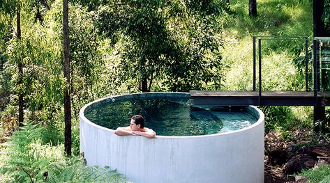 A gallery of our favourite plunge pools to get you in the al fresco mood | The Denizen Mini Piscina, Tank Pool, Stock Tank Pool, Piscina Natural, Stock Tank, Small Pools, Outdoor Spa, Have Inspiration, Small Pool