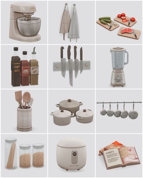 Cc Sets Sims 4, Sims 4 Cc Furniture Kitchen Decor, Sims Kitchen Clutter, Kitchen Decor Sims 4, Sims 4 Cc Miscellaneous, Sims4 Cc Kitchen Decor, Sims 4 Boba Cc, Cc Sims4 Furniture, Sims 4 Cc Simmernaee