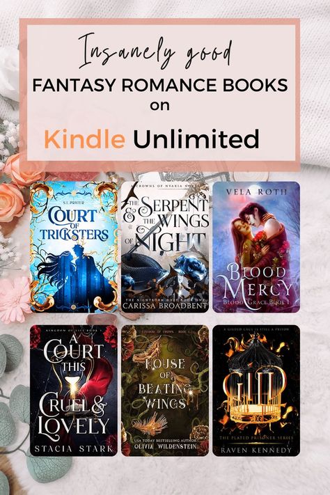 the best fantasy romance books in KU Tbr Ideas, Books On Kindle Unlimited, Best Fantasy Romance Books, Kindle Unlimited Books, Fantasy Romance Books, Fantasy Books To Read, Unread Books, Reading Rainbow, Recommended Books To Read