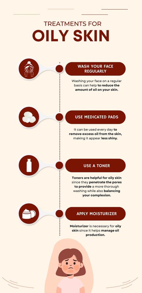 This pin shows you few treatments for oily skin. Oily skin can be caused by many reasons, including stress, humidity, genetics, and fluctuating hormones. If you have problem with oily skin, you should try one of these treatments in your daily skincare routine. Also you can visit our webiste and read more about it.💁‍♀️ #skinroutine #skincare #bodycare #oilyskin #oilyskinproblem #oilyskintreatments #oilyskinadvices #skincareeveryday #oilyskinsolved #tonerforoilyskin #moisturizerskincare Body Wash For Oily Skin, Oilyskin Skincare Routine, How To Deal With Oily Skin, Perfect Skin Care Routine For Oily Skin, Oily Face Skin Care Routine, Skincare Oily Skin, Skincare Routine For Oily Skin, Oily Skin Routine, Face Wash For Oily Skin