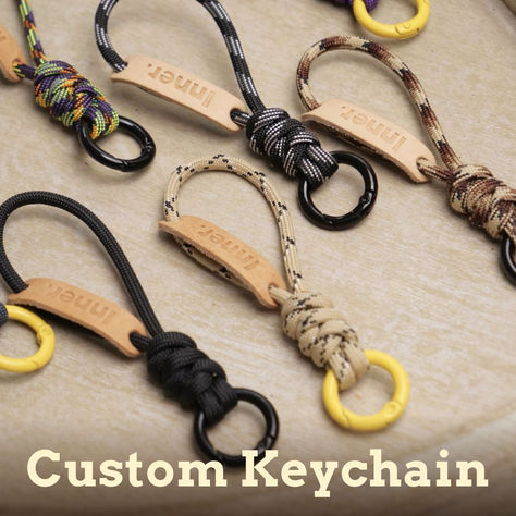 Personalized Paracord Hand Knit Keychain,Wristband,Leather,Keychain,Bag Charm,Zipper Pendants,Zipper Pulls,Paracord Knots,Handmade Gift Paracord Keychain Diy, Knit Keychain, Keychain Knitting, Knitted Keychain, Keychain Paracord, Leather Keychain Diy, Atelier Ideas, Fiber Crafts, Paracord Knots