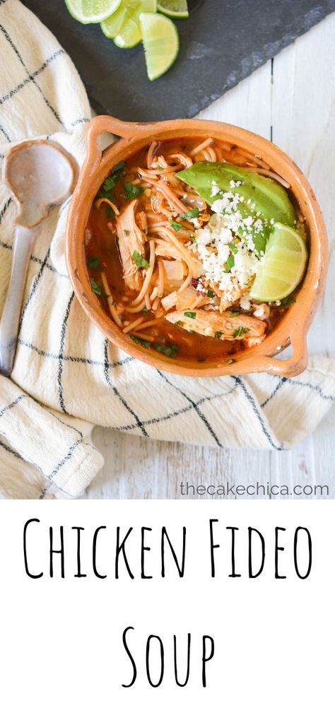 Chicken And Fideo Soup, Fideo Soup With Chicken, Instant Pot Fideo Recipe, Chicken Fideo Soup, Fideo Recipe Mexican With Chicken, Fideo Chicken Soup, Chicken Fideo Recipe Mexican, Chicken Fideo Soup Recipe, Chicken Fideo Recipe