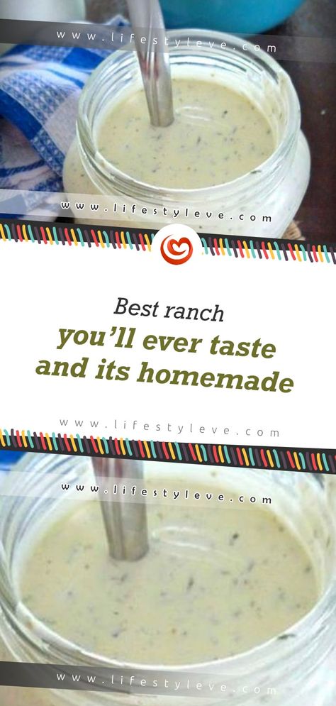 Best ranch you’ll ever taste and its homemade – Eve LifeStyle Weight Watchers Ranch Dressing, Weight Watchers Salad, Buttermilk Ranch Dressing, Plats Weight Watchers, Ranch Dressing Recipe, Homemade Ranch Dressing, Homemade Ranch, Weight Watchers Diet, Salad Dressings