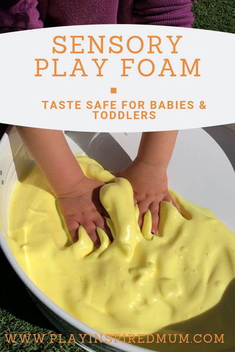 Edible Sludge Sensory Play, Childcare Sensory Activities, Sensory Mark Making, Slimy Sensory Play, Playgroup Craft Ideas, Food Safe Sensory Bin, Colors Sensory Activities, Playfoam Pluffle Diy, Nursery Activity Ideas 2-3