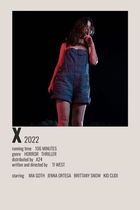 X Polaroid Vintage Minimalist Movie Poster Mia Goth Jenna Ortega #x #horror #movieposters #polaroidposters #minimalistposters #vintageposters #jennaortega #miagoth #brittanysnow #tiwest X Horror Movie Poster, X Jenna Ortega Movie Poster, Horror Movie Classics, X Poster Movie A24, X Movie Poster Mia Goth, X Mia Goth Movie, Horror Movie Prints, Horror Movie Posters Polaroid, X Poster Movie