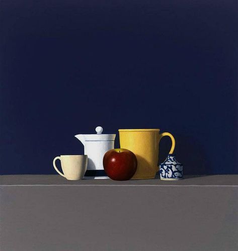 Simple Still Life Photography, Still Life Photography Objects, Objects Painting, Simple Still Life, Photography Objects, Still Life With Apples, Apple W, American Realism, Realism Artists