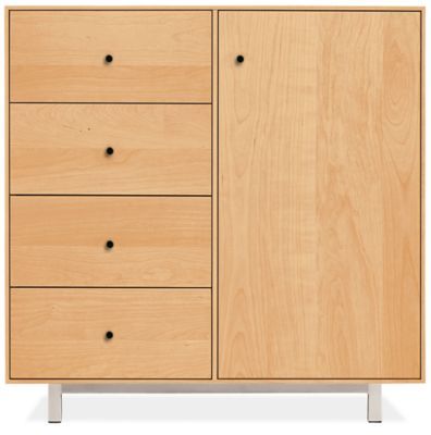 Room & Board | Hudson Small Cabinets with Steel Base Console Cabinets, Modern Media Cabinets, Entryway Cabinet, Modern Storage Cabinet, Wood Bath, Wood Storage Cabinets, Bed Storage Drawers, Solid Wood Shelves, Wood Knobs