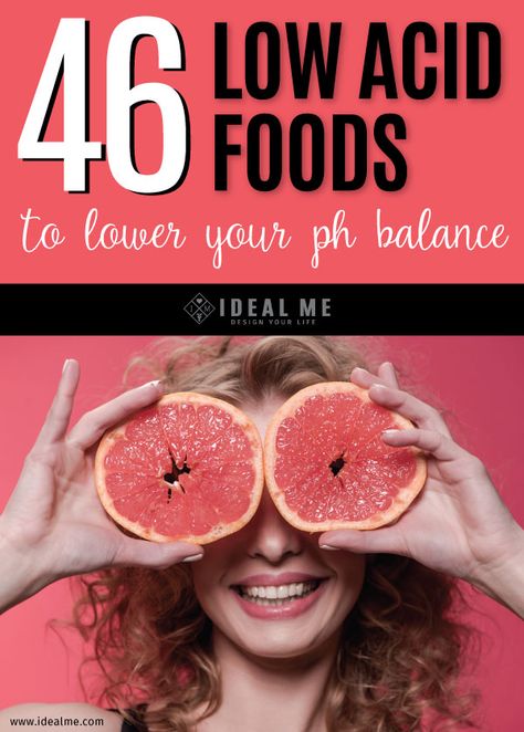 Eating too many acidic foods can disrupt the natural pH balance of our body. Consider lowering your intake of acidic foods with these low acid food options Foods To Balance Female Ph, Low Acid Foods, Ph Diet, Low Acid Diet, Acid Reflux Diet Meals, Reflux Recipes, Gerd Diet, Low Acid Recipes, Power Workout