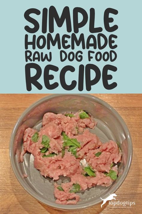 Simple Homemade Raw Dog Food Recipe Homemade Raw Dog Food, Cat Food Recipe, Dog Food Recipe, Raw Dog Food Diet, Raw Dog Food, Australia Food, Food Dog, Raw Dog Food Recipes, Raw Diet