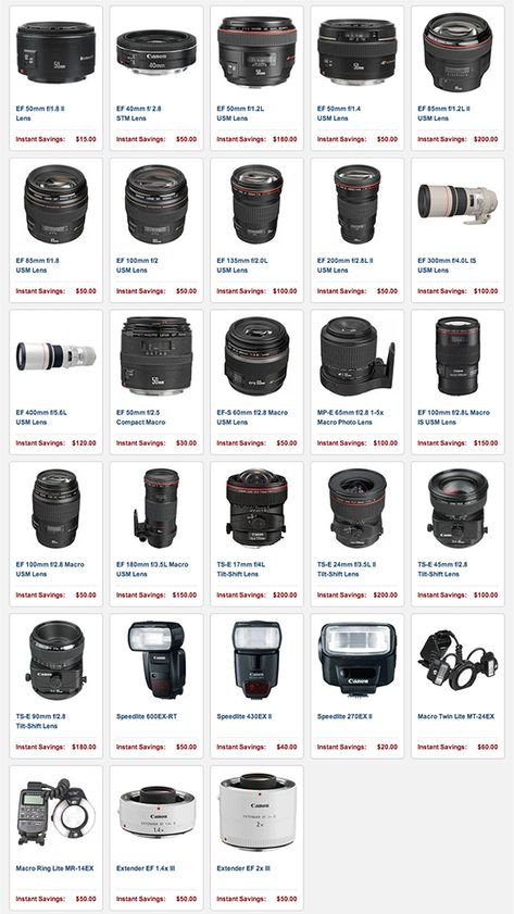 Canon-Lens-Speedlight-Instant-Rebate-2 Canon T7i Photography, Photography Tricks Nikon, Manual Photography, Digital Photography Lessons, Canon Lenses, Dslr Photography Tips, Focus Camera, Lens Guide, Film Photography Tips