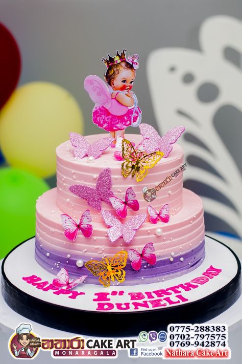 Butterfly Cake For Kids, Butterfly Theme Cake 1st Birthdays, Butterfly Theme Birthday Cake, 1st Birthday Cake Designs, Butterfly Theme Cake, Favourite List, Baby Fathers Day Gift, Butterfly Birthday Theme, Butterfly Cake