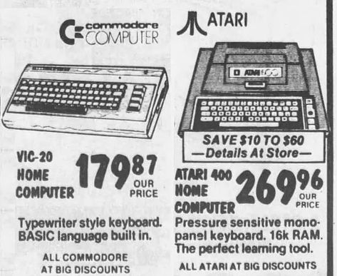 When we think of Atari versus Commodore, the Commodore 64 generally comes to mind. But there is an argument that the Commodore VIC-20 did as much damage to Atari as the Commodore 64 did, and possibly more. Let’s compare and contrast the Atari 400 vs Commodore VIC-20, which is a classic case of winning the… Read More »Atari 400 vs Commodore VIC-20 The post Atari 400 vs Commodore VIC-20 appeared first on The Silicon Underground. Commodore Computers, Cheap Keyboards, Atari 2600 Games, Atari Games, Basic Language, Computer Build, Home Computer, Typing Games, Could Play