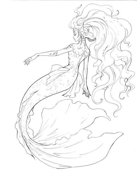 #mermaid Mermaid Sketch, Mermaid Pose, Matching Anime, Couple Drawing, Drawing Eyes, Mermaid Drawings, Siluete Umane, Mermaid Tattoo, Mermaid Tattoos