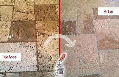 Travertine Maintenance and Care: Everything You Need to Know How To Seal Travertine Tile, How To Clean Travertine Tile Showers, Travertine Tile Bathroom Update, How To Clean Travertine Floors, Updated Travertine Bathroom, Travertine Bathroom Update, Travertine Floors Bathroom, Travertine Kitchen Floors, Travertine Tile Floors