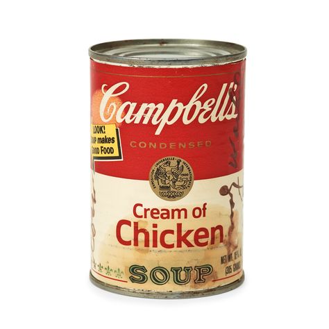 ANDY WARHOL, "CAMPBELL'S CREAM OF CHICKEN SOUP". Lot 368. at #Bukowskis Auction CONTEMPORARY SALE NOV 12, 2014 Tomato Soup Can, Campbell's Tomato Soup, Warhol Pop Art, Andy Warhol Pop Art, Decoupage Printables, Soy Candle Making, Campbell Soup, Tin Metal, Book Markers