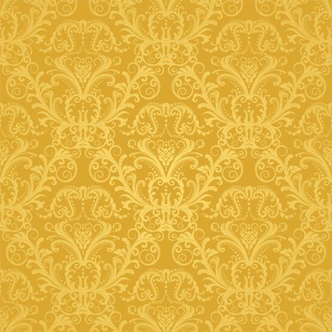 Elements of Ornate Decorative pattern art vector set 03 - Vector Pattern free download Rise Gold, Damask Decor, Tapete Gold, Seamless Wallpaper, Desktop Wallpaper Design, Damask Wallpaper, Gold Background, Yellow Wallpaper, Gold Wallpaper