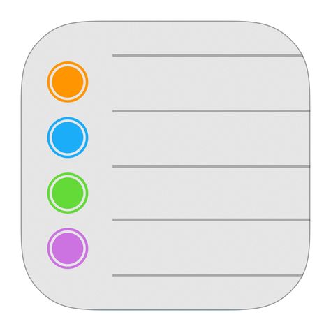 Reminders App Icon, Reminder Icon, Reminders Icon, Iphone Reminders, Avatar Images, Store Icon, Cute App, Simple Designs To Draw, Electronics Mini Projects