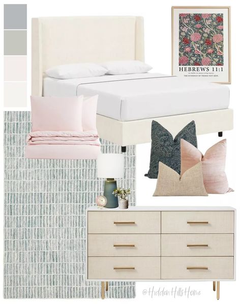 Bellmead Slipcover Bed - … curated on LTK Pink Accent Decor, Teal Girls Room, Slipcover Bed, Teen Girls Room, House Kids Room, Girl Room Inspiration, Teen Girl Bedroom, Daughters Room