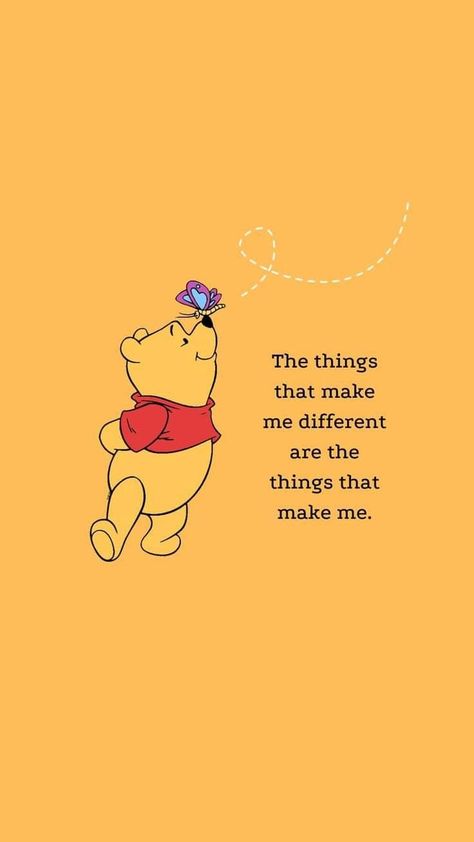 Cartoon Wallpaper Quotes, You Can Do It Quotes Cute, Cute Meaningful Wallpapers, Phone Wallpaper Quotes Disney, Yellow Winnie The Pooh Wallpaper, Disney Wallpaper With Quotes, Winnie The Pooh Quote Wallpaper, Cartoon Wallpaper With Quotes, Disney Inspired Wallpaper