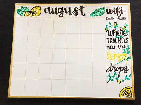 August Whiteboard  Calendar #August #Calendar #BulletinJournalIdeas #ChalkboardArt August Calender White Board, August Calendar 2024 Whiteboard, July Calendar 2023 Aesthetic Whiteboard, August Calander Themes, August Whiteboard Ideas, August Dry Erase Calendar Ideas, Whiteboard Planner Ideas Aesthetic, August Whiteboard Calendar, Calendar Ideas August