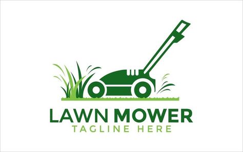 Lawn mower vector design template Logo Template Lawn Service Logo, Lawn Mower Logo, Mowing Logo, Lawn Mowing Business, Lawn Care Logo, Landscaping Quotes, Landscaping Logo, Lawn Mower Maintenance, Machine Logo