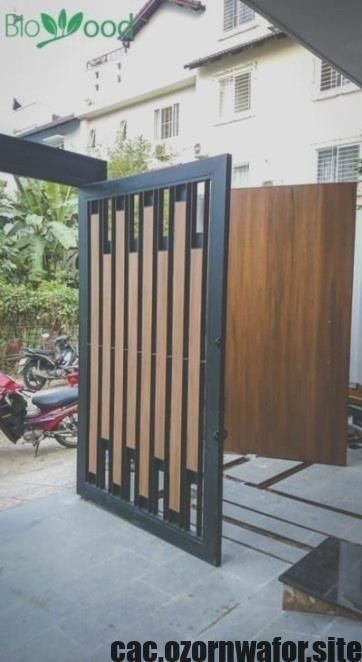 Gard Modern, Classic Fence, Arsitektur Art Deco, Fence Doors, Living Fence, Front Gate Design, Entrance Gates Design, Wood Gate, Casa Country