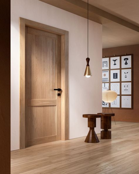 Scandinavian Interior Doors, Inside Doors Ideas Interiors, Hempcrete Construction, Modern Wood Doors, Interior Doors Modern, Pine Interior Doors, Oak Interior Doors, Interior Door Styles, Internal Wooden Doors