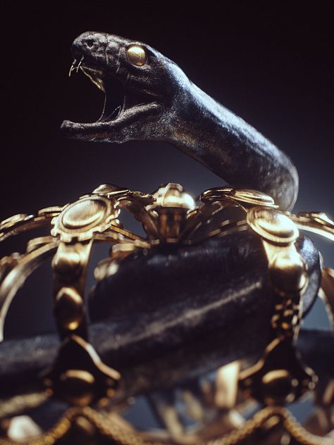 close up, one, metalwork, antique, nature, ancient, bronze, old, danger, isolated, two, traditional, sculpture, art, brass, eye, still life, reptile, wildlife, cavalry Dark Queen Aesthetic, Snake Crown, Snake Photos, Black And Gold Aesthetic, Transformers Art Design, Cobra Art, Spongebob Painting, Crown Aesthetic, Cyborgs Art