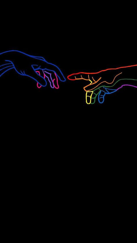 Lgbtq Aesthetic Wallpaper, Pride Wallpapers Aesthetic, Pride Wallpaper Iphone Aesthetic, Rwrb Wallpaper, Bi Wallpaper, Wallpaper Lgbt, Lgbt Wallpaper, Jelly Wallpaper, Neon Painting