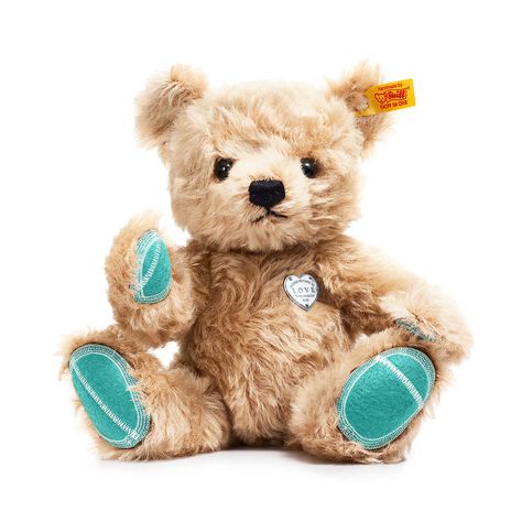 Tiffany x Steiff:Return to Tiffany™ LoveTeddy Bear Love Teddy Bear, Tiffany Store, Tiffany Blue Box, Mohair Teddy Bear, Azul Tiffany, Love Tag, Tiffany And Co, Tiffany Blue, Tiffany & Co.