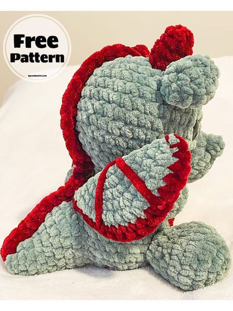 Free PDF Amigurumi Dragon Crochet Pattern Cool Amigurumi Free Pattern, Dragon Plush Crochet Pattern Free, Agrumini Crochet Free, New Sew Crochet Amigurumi Free Patterns, How To Crochet A Dragon, Crochet Dragon Amigurumi, Dragon Pattern Crochet, Free Crochet Pattern Dragon, Easy Crochet Dragon Pattern Free