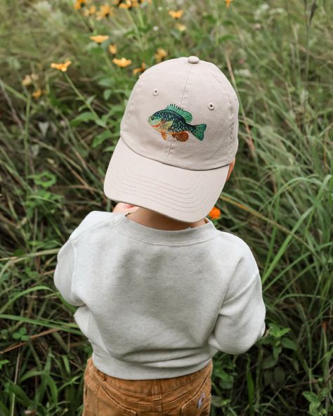 N E W K I D S H A T S 🎣☀️ Pumpkinseed childrens hats are now stocked online! This has been a popular requested item at markets so I’m excited to share that they’re finally here!🧢 #kidshats #pumpkinseed #sunfish #fishing #fishinghat #kidsclothing Pumpkinseed Fish, Fish Hat, Hat Fits, Kids Fishing, Childrens Hats, Toddler Hat, Kids Baseball, Fishing Hat, Hand Painted Artwork