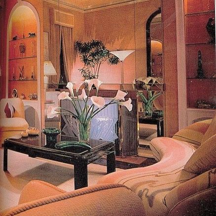 80s Living Room, Fancy Apartment, 80s Bedroom Furniture, Art Deco House, 1980s Decor, 90s Home Decor, 80s Room, 80s Art Deco, 90s Home