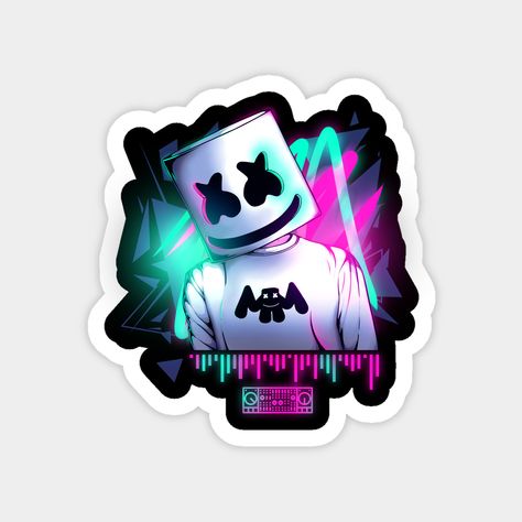 Fortnite Marshmello, Playstation Cake, Marshmello Dj, Dj Marshmello, Funny Art Prints, Game Wallpaper Iphone, Illustrator Design Tutorial, Decorating Videos, Japanese Tattoo Designs