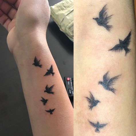 Freedom Birds Tattoo, Bird Tattoo Freedom, Freedom Bird Tattoo, Freedom Tattoo Ideas For Women, Tattoo Freedom, Unique Tattoos With Meaning, Freedom Tattoo, Enough Tattoo, Minimal Tattoo Designs