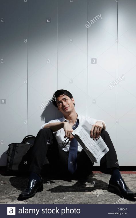 Siting Pose Reference Male, Person Sitting On Ground Reference, Person Sitting On Ground, Sitting On The Ground Pose, Sitting On Ground Poses, Sitting On Ground Reference, Man Sitting On Ground, Holding Newspaper, Sitting On Ground