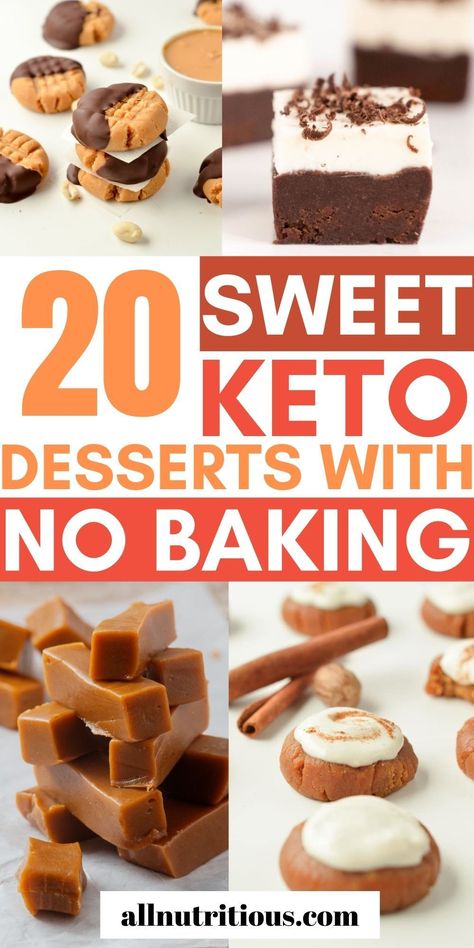 Making delicious low carb desserts can be super simple when you make these incredible keto no-bake desserts that will melt in your mouth. You will love having these easy keto desserts to satisfy cravings without kicking you out of ketosis. Simple Keto Dessert Recipes No Bake, Simple Keto Sweet Snacks, Easy Keto Sweets No Bake, No Carb Keto Desserts, Easy Keto Sweet Treats, Keto Treats Quick, Cheap Keto Desserts, Kept Friendly Desserts, Keto No Bake Dessert Recipes