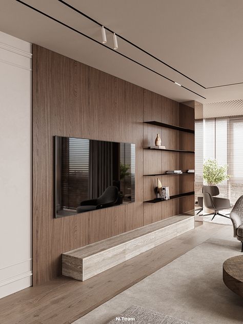 Tv Room Design, Tv Wall Design, Living Room Design Decor, Home Design Living Room, Living Room Tv Wall, Living Room Tv, Tv Wall, Luxury Living Room, Luxury House