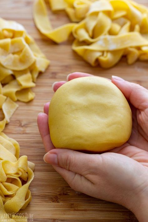 Homemade Pasta Dough Pasta Machine Dough Recipes, Homemade Macaroni Pasta, Ravioli Pasta Dough Recipes, Homemade Parpadelle Pasta Recipes, Homemade Pasta Small Batch, Homemade Pasta Dough By Hand, Home Made Pasta Recipes Easy, Basic Pasta Dough Recipe, Homemade Ravioli Recipe