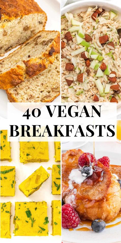 Vegan Breakfast Recipes Meal Prep, Vegan Overnight Breakfast, Vegan Breakfast Quick, Vegan Savory Breakfast, Vegan Breakfast Meal Prep, Vegan Crepes Recipe, Vegan Breakfast Recipes Healthy, Quick Vegan Breakfast, Vegan Breakfast Recipes Easy